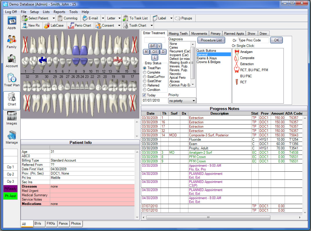 Dental Charting Programs